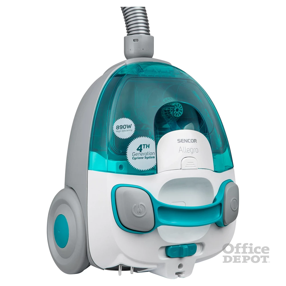 Sencor SVC 511TQ-EUE2 türkizkék-szürke porzsák nélküli porszívó