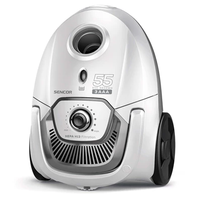 Sencor SVC 5500WH 3AAA fehér porzsákos porszívó Sencor SVC 5500WH 3AAA fehér porzsákos porszívó