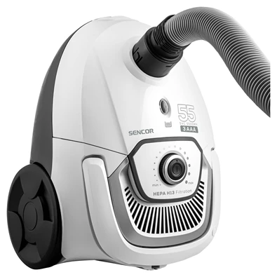 Sencor SVC 5500WH 3AAA fehér porzsákos porszívó Sencor SVC 5500WH 3AAA fehér porzsákos porszívó