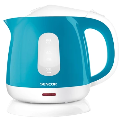 Sencor SWK 1017TQ 1L-es türkizkék-fehér vízforraló Sencor SWK 1017TQ 1L-es türkizkék-fehér vízforraló