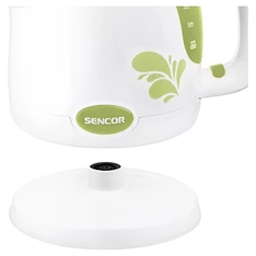Sencor SWK 1501GR 1,5L-es fehér-zöld vízforraló Sencor SWK 1501GR 1,5L-es fehér-zöld vízforraló