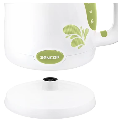 Sencor SWK 1501GR 1,5L-es fehér-zöld vízforraló Sencor SWK 1501GR 1,5L-es fehér-zöld vízforraló