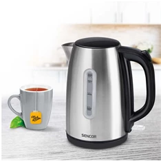 Sencor SWK 1720BK 1,7L-es fekete-inox vízforraló Sencor SWK 1720BK 1,7L-es fekete-inox vízforraló