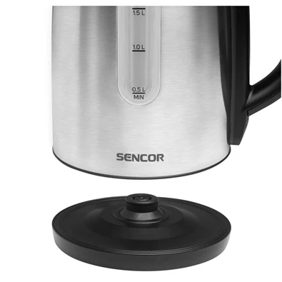 Sencor SWK 1720BK 1,7L-es fekete-inox vízforraló Sencor SWK 1720BK 1,7L-es fekete-inox vízforraló