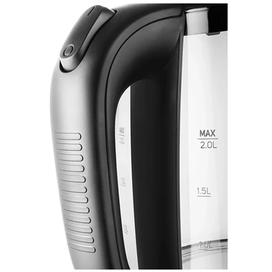 Sencor SWK 2080BK 2L-es fekete-üveg vízforraló