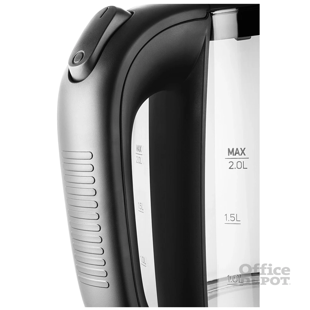 Sencor SWK 2080BK 2L-es fekete-üveg vízforraló