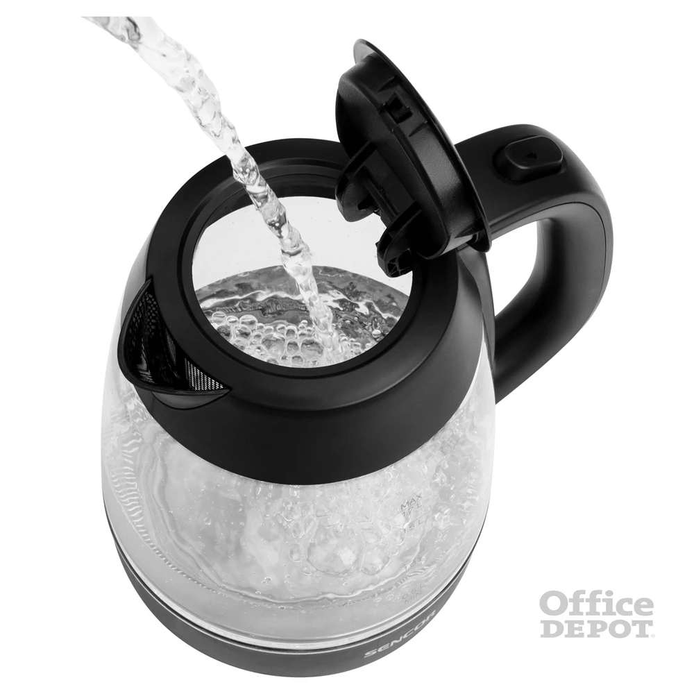 Sencor SWK 7301BK 1,7l üveg fekete vízforraló
