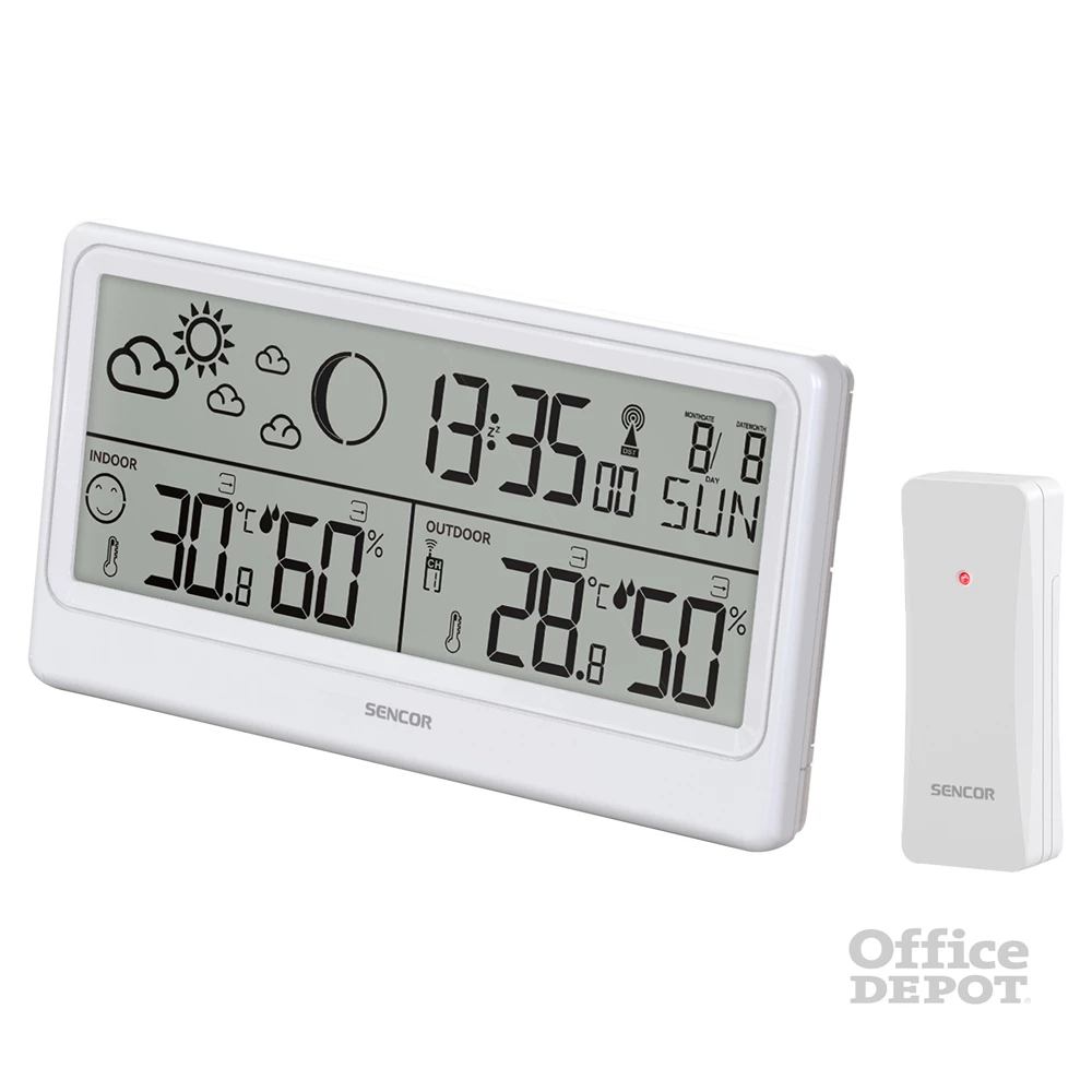 Sencor SWS 3600 időjárás állomás vezeték nélküli szenzorral