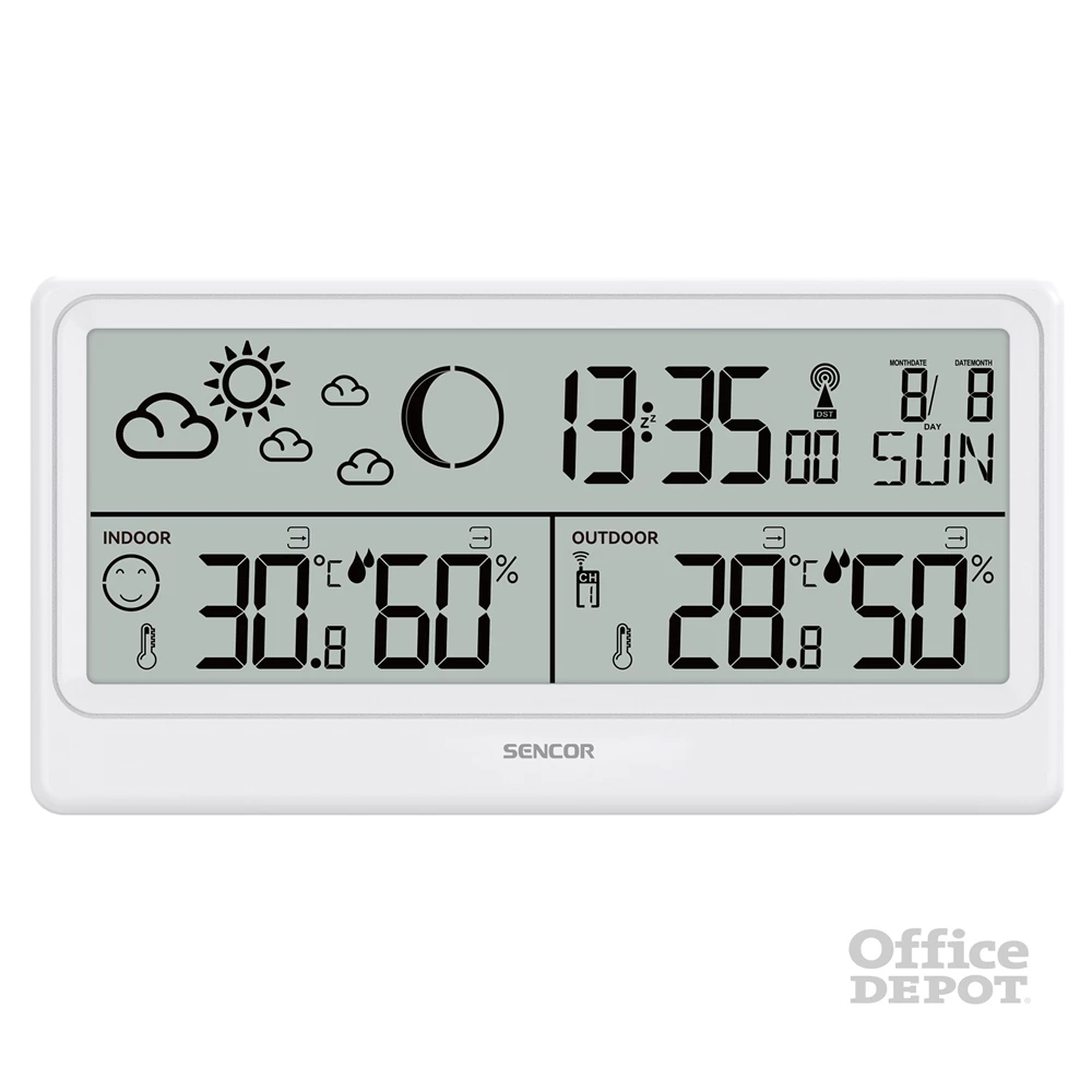 Sencor SWS 3600 időjárás állomás vezeték nélküli szenzorral