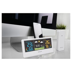 Sencor SWS 4100 W színes kijelzős fehér időjárás állomás Sencor SWS 4100 W színes kijelzős fehér időjárás állomás