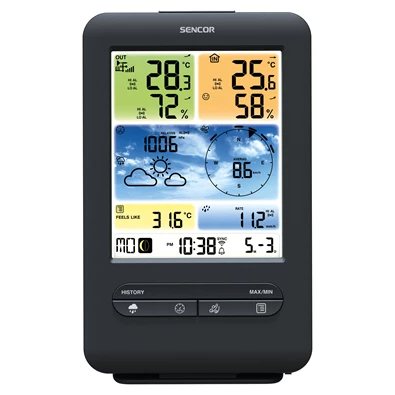 Sencor SWS 9898 WiFi professzionális meteorológiai állomás Sencor SWS 9898 WiFi professzionális meteorológiai állomás