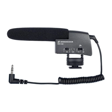 Sennheiser MKE 400 kamera puska mikrofon Sennheiser MKE 400 kamera puska mikrofon