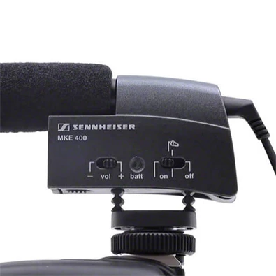 Sennheiser MKE 400 kamera puska mikrofon Sennheiser MKE 400 kamera puska mikrofon