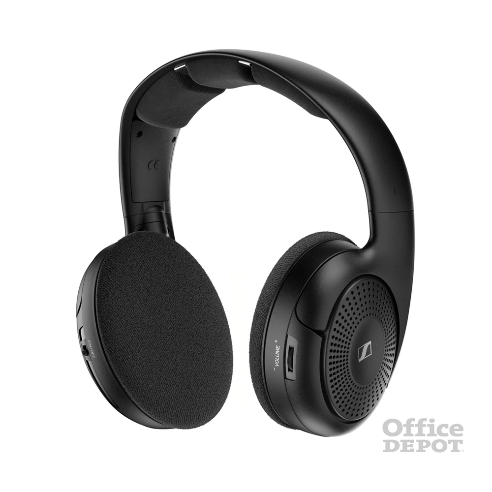 Sennheiser RS 120-W fekete vezeték nélküli TV fejhallgató