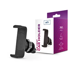 Setty TF-0063 univerzális szellőzőrácsba illeszthető fekete autós telefon tartó Setty TF-0063 univerzális szellőzőrácsba illeszthető fekete autós telefon tartó
