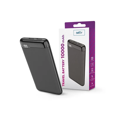 Setty TF-0123 10000mAh fekete power bank Setty TF-0123 10000mAh fekete power bank