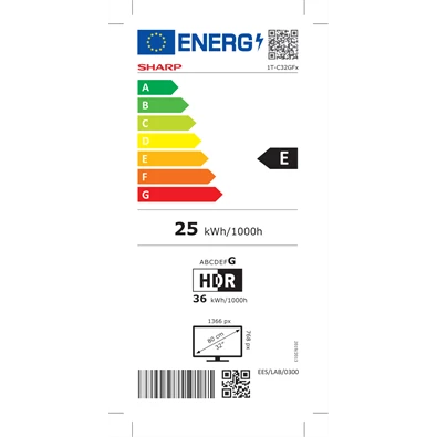Sharp 32" 32GF2265E HD Ready Smart Google LED TV Sharp 32" 32GF2265E HD Ready Smart Google LED TV