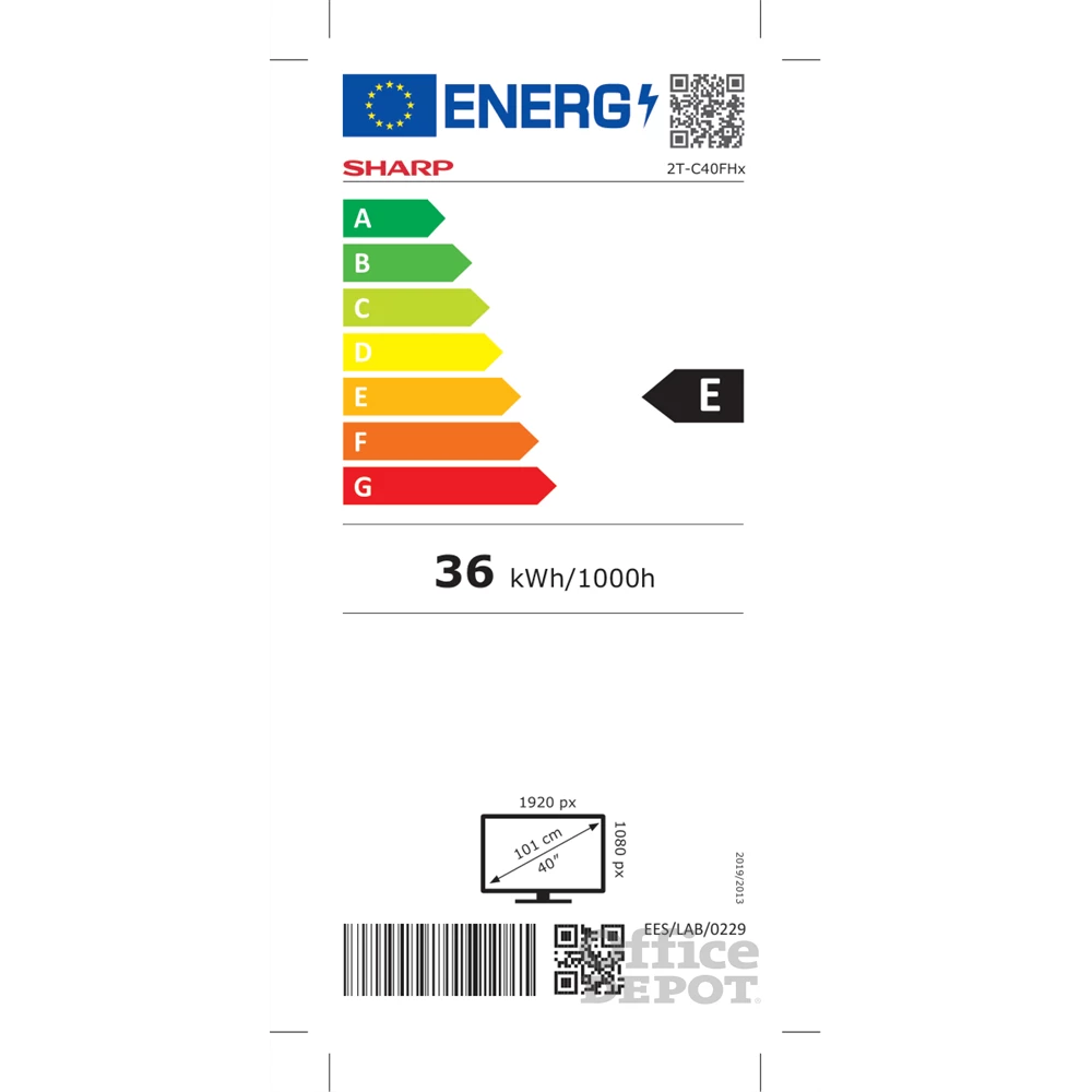 Sharp 40" 40FH2EA Full HD Android Smart LED TV