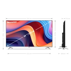 Sharp 55" 55GP6260ES 4K UHD Google Smart QLED TV Sharp 55" 55GP6260ES 4K UHD Google Smart QLED TV