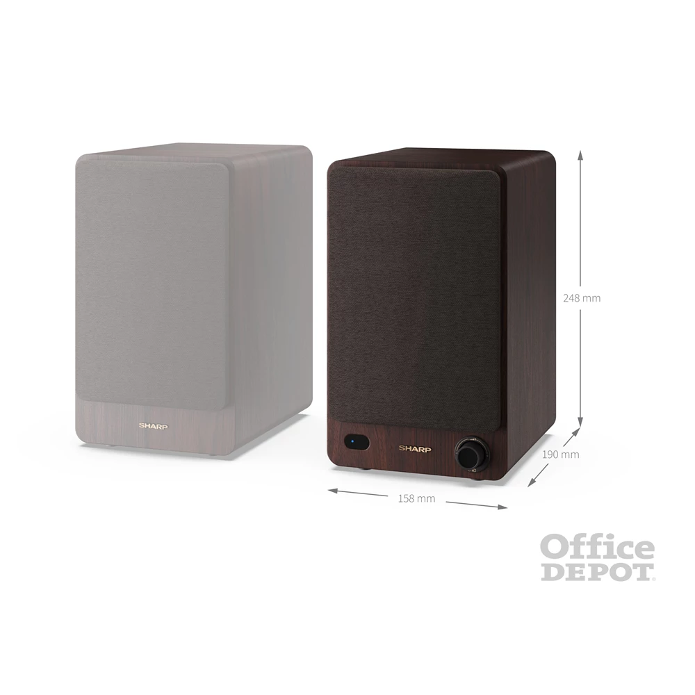 Sharp CP-SS30BR barna hangszóró pár
