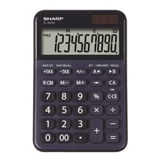 Sharp ELM-335B-BL napelemes asztali számológép