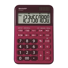 Sharp ELM-335B-RD napelemes asztali számológép