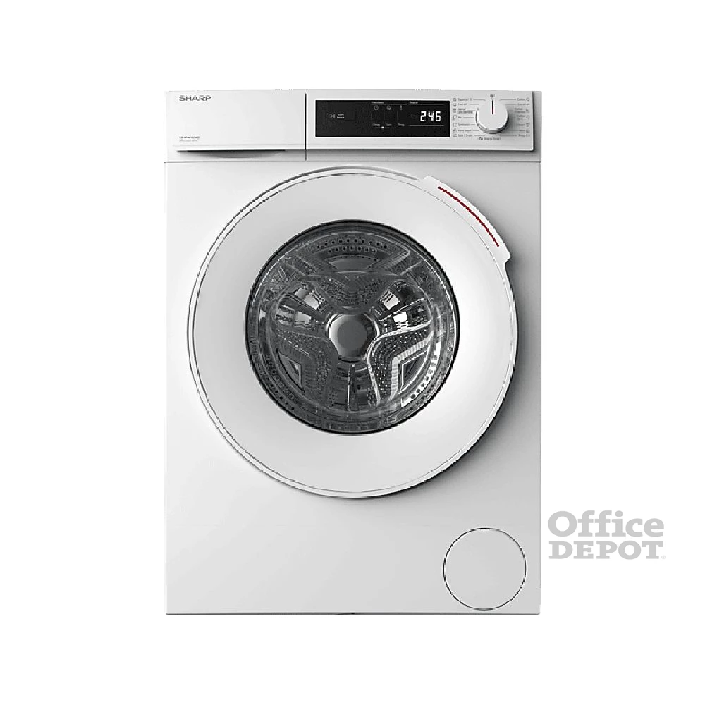Sharp ES-HFA6102WD-EE fehér, elöltöltős, keskeny, max.1000ford., 6 kg, mosógép