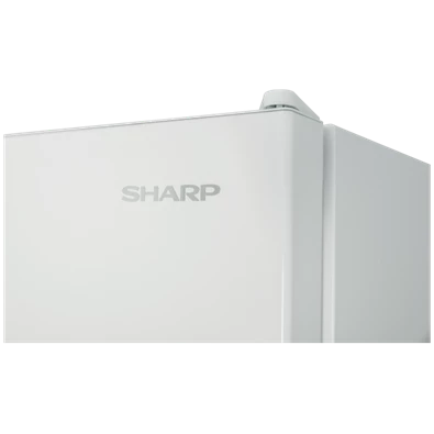 Sharp SJ-FBB05DTXWE-EU fehér, alulfagyasztós, Hűtő:204L, Fagyasztó:84L, Nanofrost hűtőszekrény