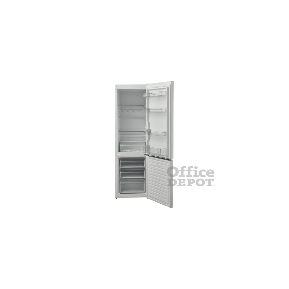 Sharp SJ-FBB05DTXWE-EU fehér, alulfagyasztós, Hűtő:204L, Fagyasztó:84L, Nanofrost hűtőszekrény