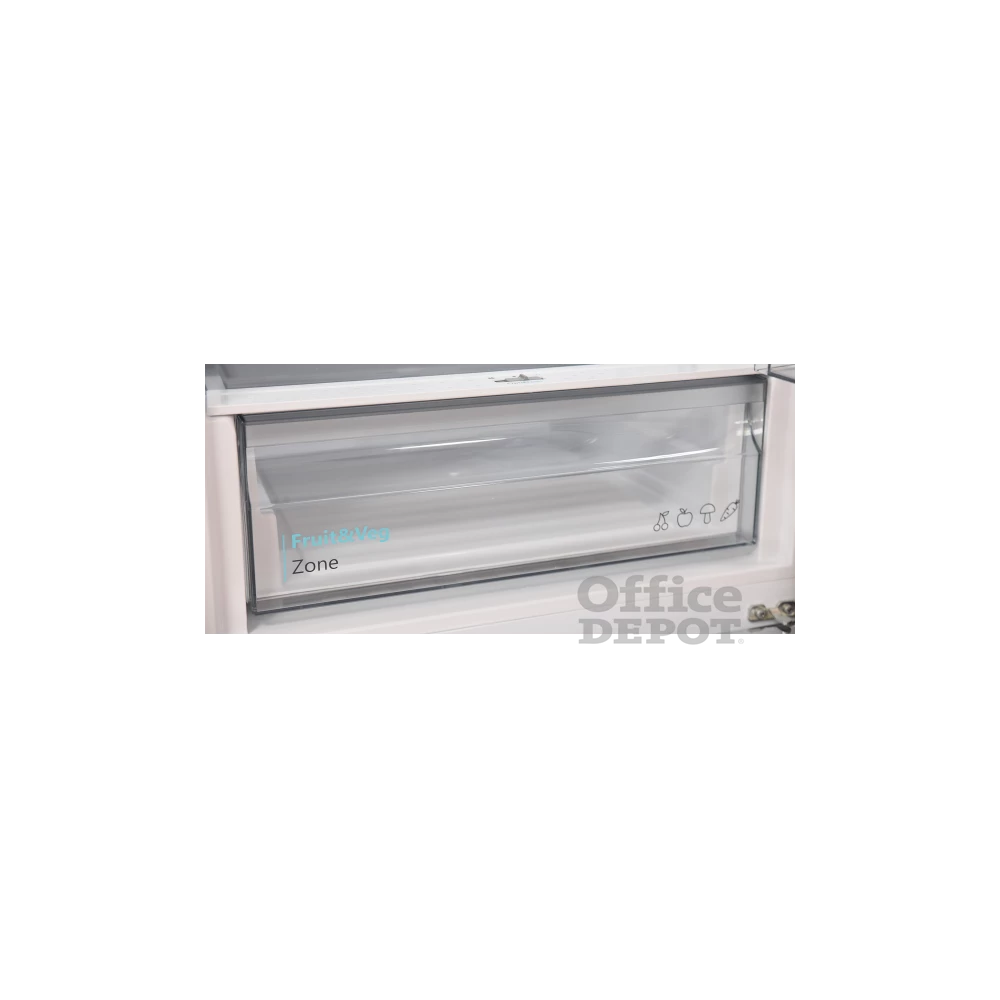 Sharp SJ-FBB05DTXWE-EU fehér, alulfagyasztós, Hűtő:204L, Fagyasztó:84L, Nanofrost hűtőszekrény