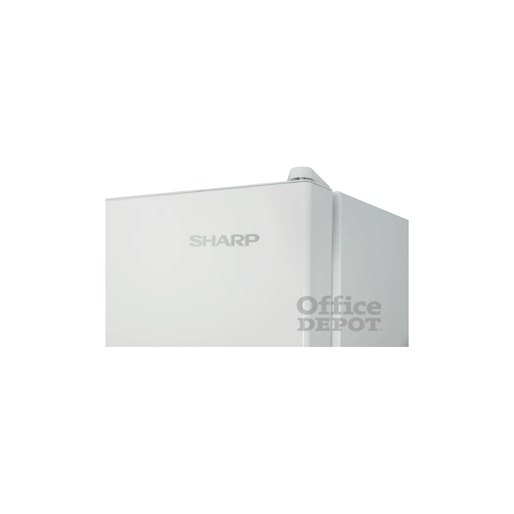 Sharp SJ-FBB05DTXWE-EU fehér, alulfagyasztós, Hűtő:204L, Fagyasztó:84L, Nanofrost hűtőszekrény