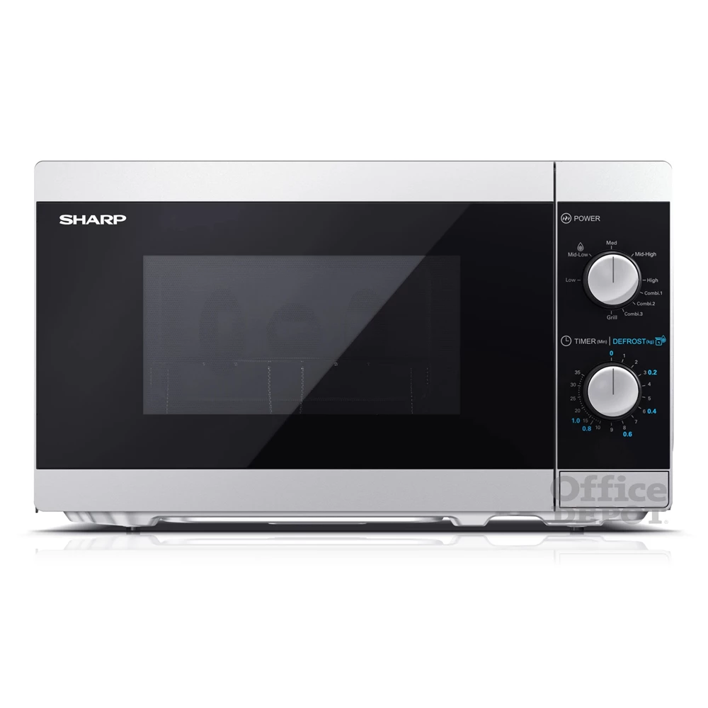 Sharp YC-MG01ES 1000W 20L ezüst grillezős mikrohullámú sütő