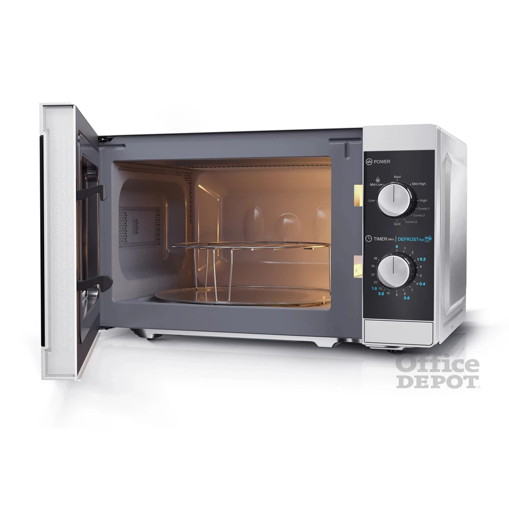 Sharp YC-MG01ES 1000W 20L ezüst grillezős mikrohullámú sütő