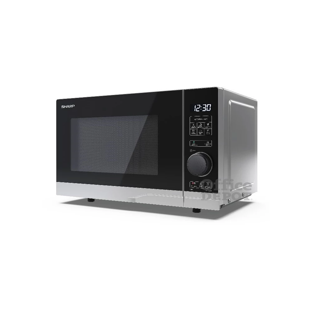 Sharp YC-PS204AE-S 700W 20L ezüst mikrohullámú sütő