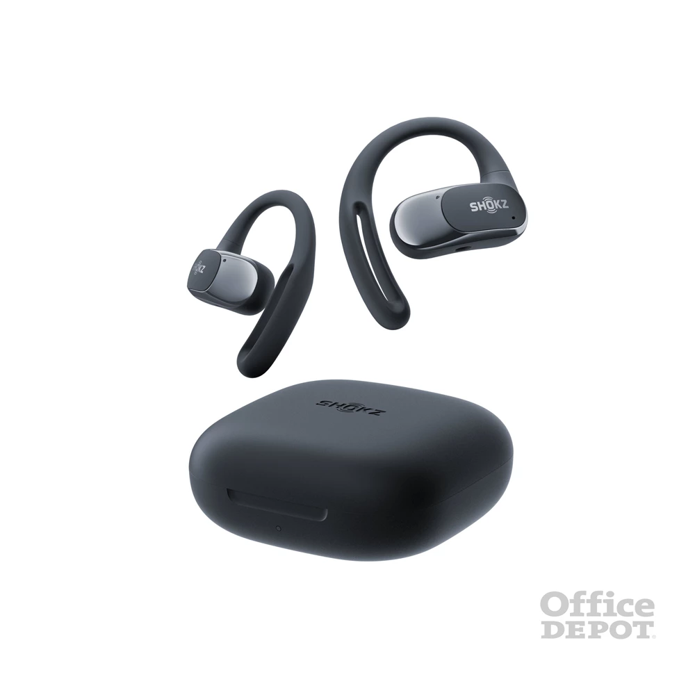 Shokz OpenFit Air. True Wireless Bluetooth fekete sport fülhallgató