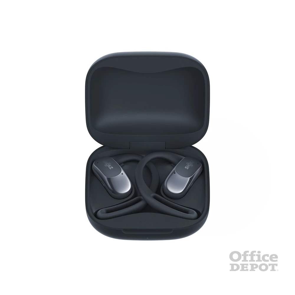 Shokz OpenFit Air. True Wireless Bluetooth fekete sport fülhallgató