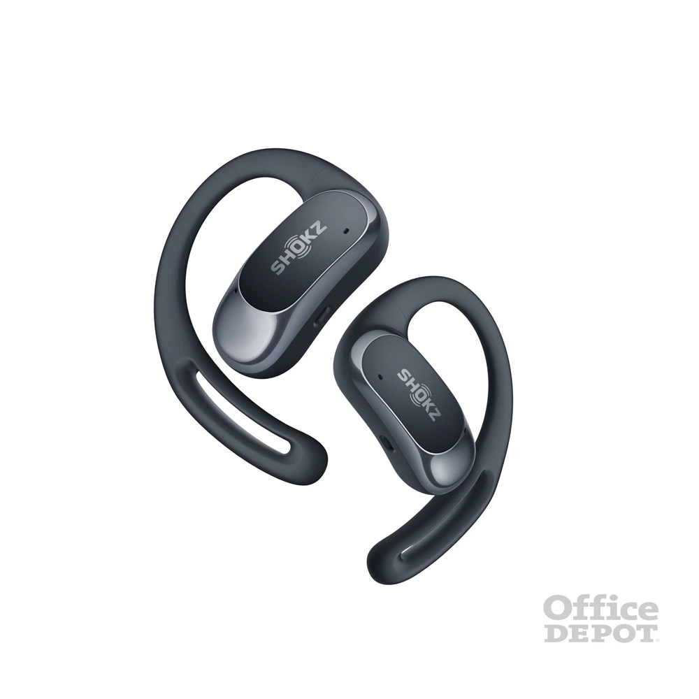 Shokz OpenFit Air. True Wireless Bluetooth fekete sport fülhallgató