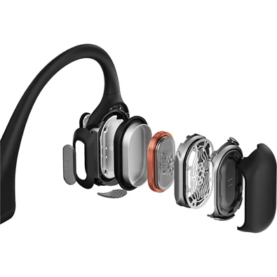 Shokz OpenRun Pro Premium csontvezetéses Bluetooth fekete Open-Ear sport fejhallgató Shokz OpenRun Pro Premium csontvezetéses Bluetooth fekete Open-Ear sport fejhallgató