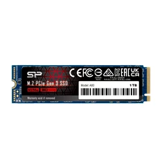 Silicon Power 1TB M.2 2280 PCIe Gen 3x4 NVMe A80 (SP001TBP34A80M28) SSD Silicon Power 1TB M.2 2280 PCIe Gen 3x4 NVMe A80 (SP001TBP34A80M28) SSD