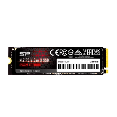 Silicon Power 250GB M.2 2280 PCIe Gen 3x4 NVMe UD80 (SP250GBP34UD8005) SSD