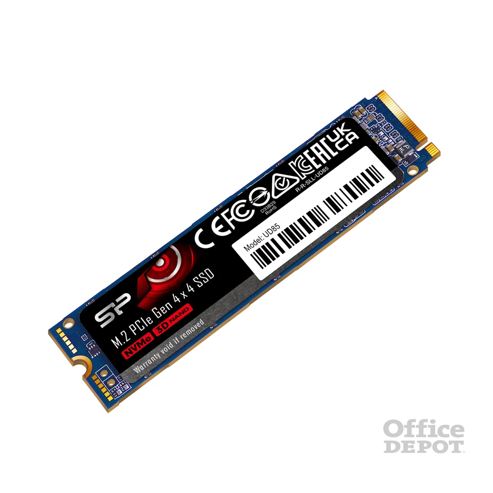 Silicon Power 2TB M.2 2280 PCIe Gen 4x4 NVMe UD85 (SP02KGBP44UD8505) kék SSD