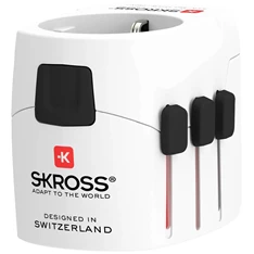 Skross PROLIGHTUSB-2A utazó adapter Skross PROLIGHTUSB-2A utazó adapter