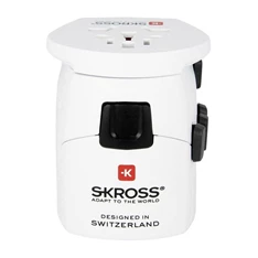 SKROSS PRO WORLD, a legbiztonságosabb hálózati csatlakozó átalakító, földelt SKROSS PRO WORLD, a legbiztonságosabb hálózati csatlakozó átalakító, földelt
