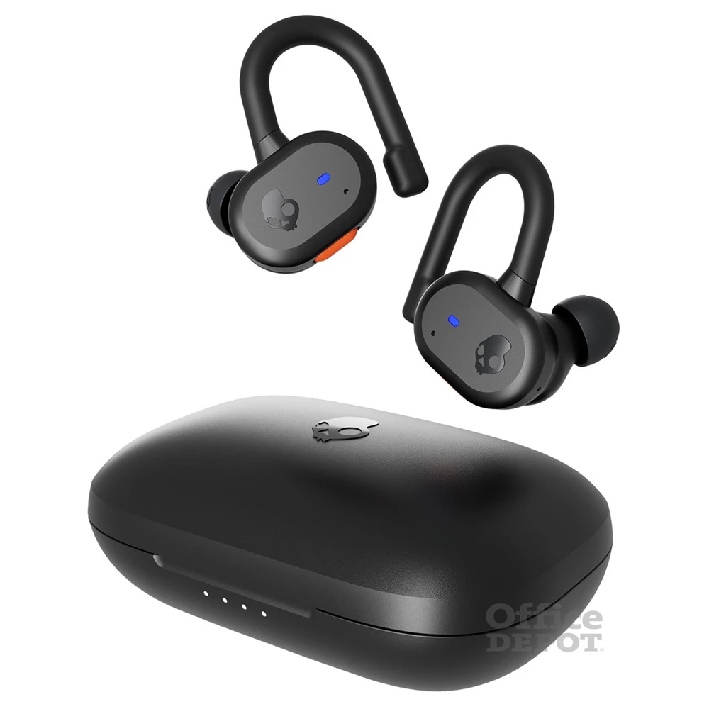 Skullcandy PUSH ACTIVE True Wireless Bluetooth fekete sport fülhallgató