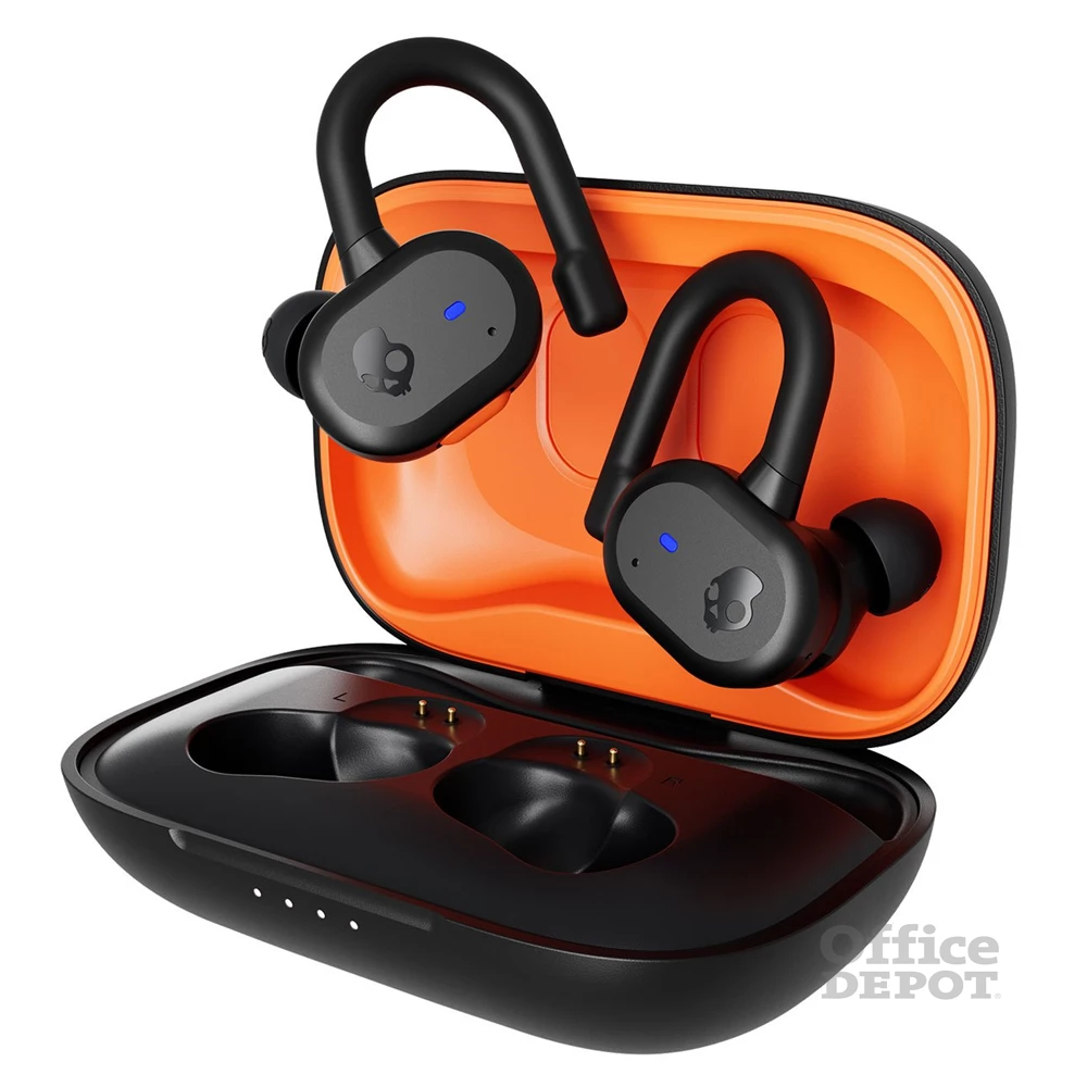 Skullcandy PUSH ACTIVE True Wireless Bluetooth fekete sport fülhallgató