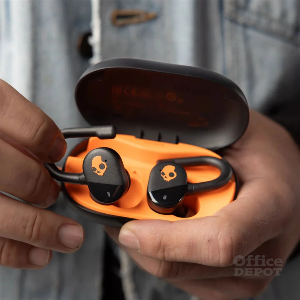 Skullcandy Push Play Active True Wireless Bluetooth fekete sport fülhallgató