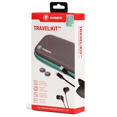 Snakebyte SB915123 TRAVEL:KIT™ Nintendo Switch Lite szürke utazótok Snakebyte SB915123 TRAVEL:KIT™ Nintendo Switch Lite szürke utazótok