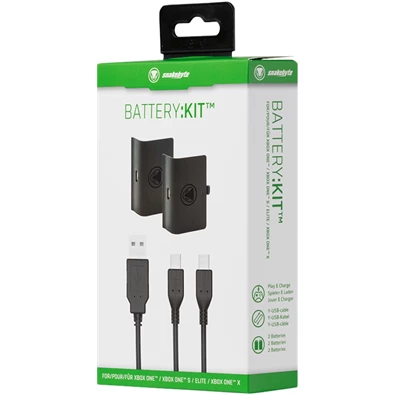 Snakebyte SB913174 XBOX ONE BATTERY:KIT 2db fekete akkumulátor Snakebyte SB913174 XBOX ONE BATTERY:KIT 2db fekete akkumulátor