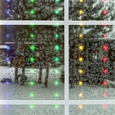 Somogyi MLF 240 240 LED/3x2,4 m/10 füzér/RGB/SMART micro LED-es karácsonyi fényfüggöny