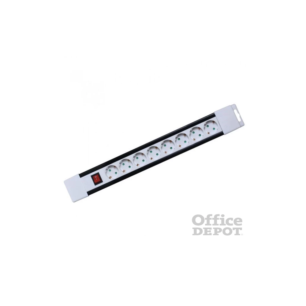 Somogyi PNV 08K/WH 8 aljzat 2méter 3x1mm2 IP20 kapcsolós fehér elosztó